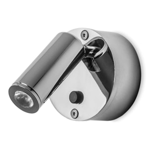 LEDS C4 Luz De Lectura Ivy LED 1W 3000K Cromo 28Lm