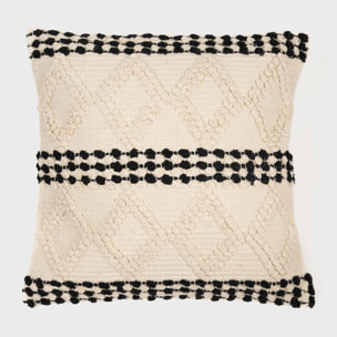 Cojín cuadrante algodón Basette 45x45 - funda + relleno