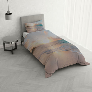 PARURE COPRIPIUMINO GOODNIGHT SINGOLO - STAMPA DIGITALE 100% Microfibra