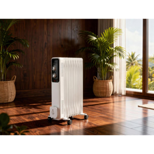 Radiador de aceite con tres potencias y termostato regulable SOLEIL 1500 PURLINE 1500 W