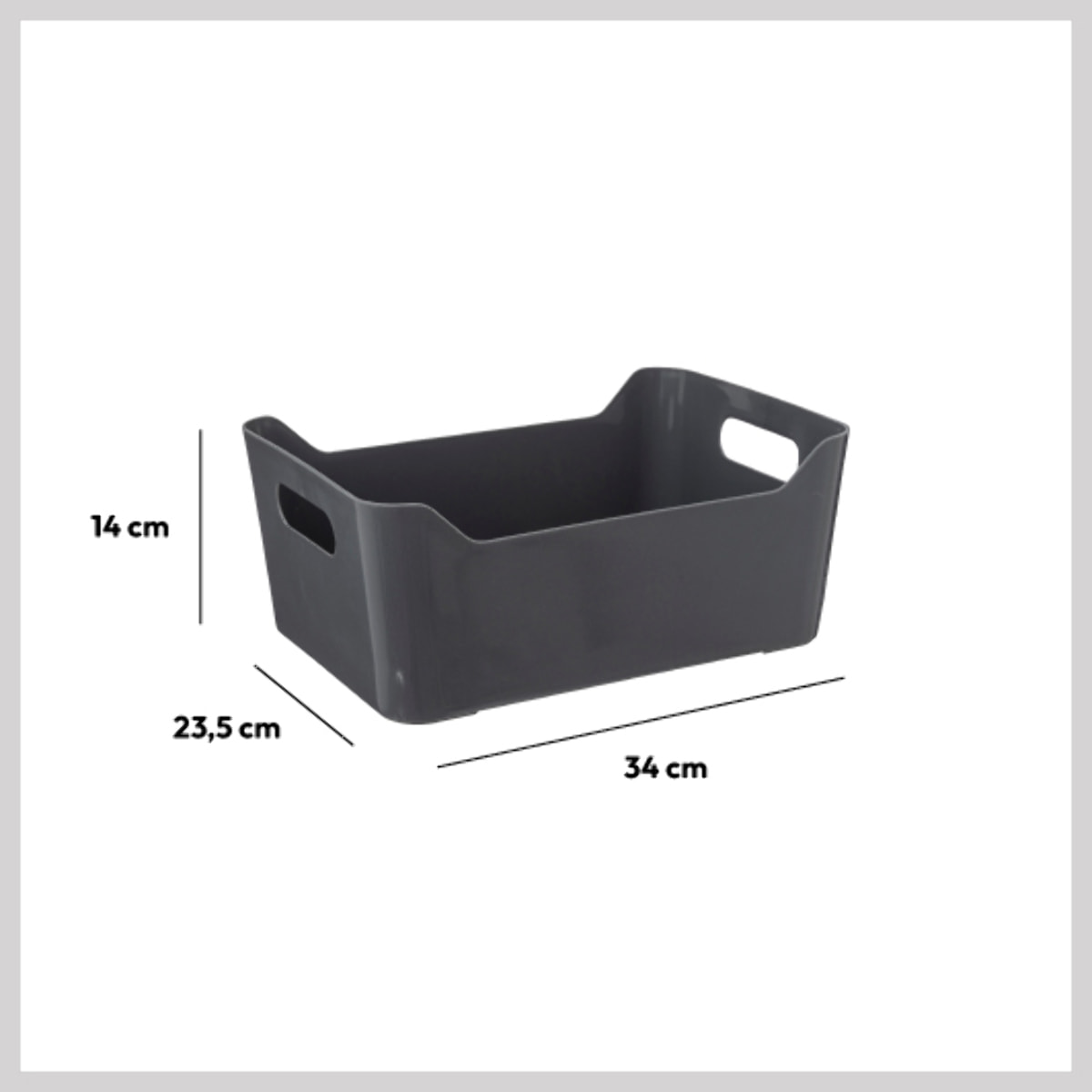 Panier en plastique 6L