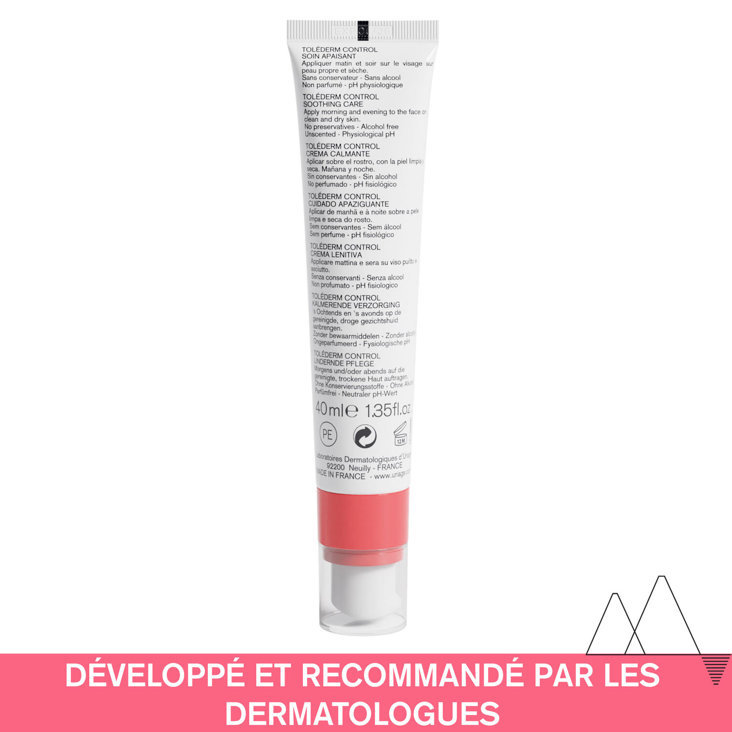 TOLEDERM - Control Soin calmant intensif 40ml