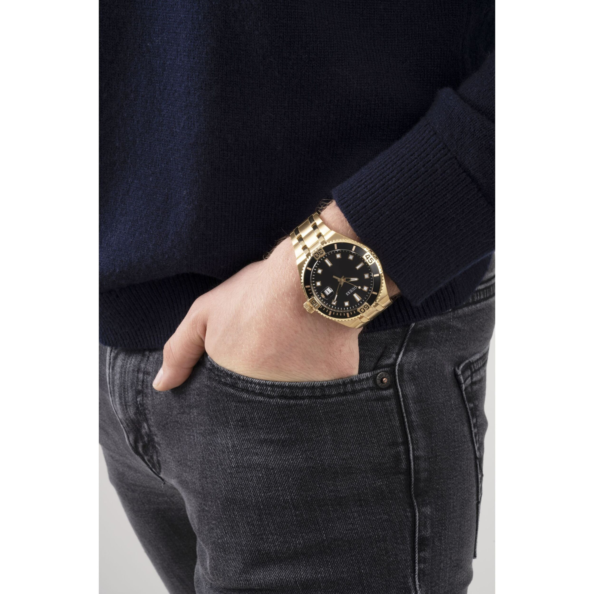 Guess Reloj Analógico De Cuarzo. Premier