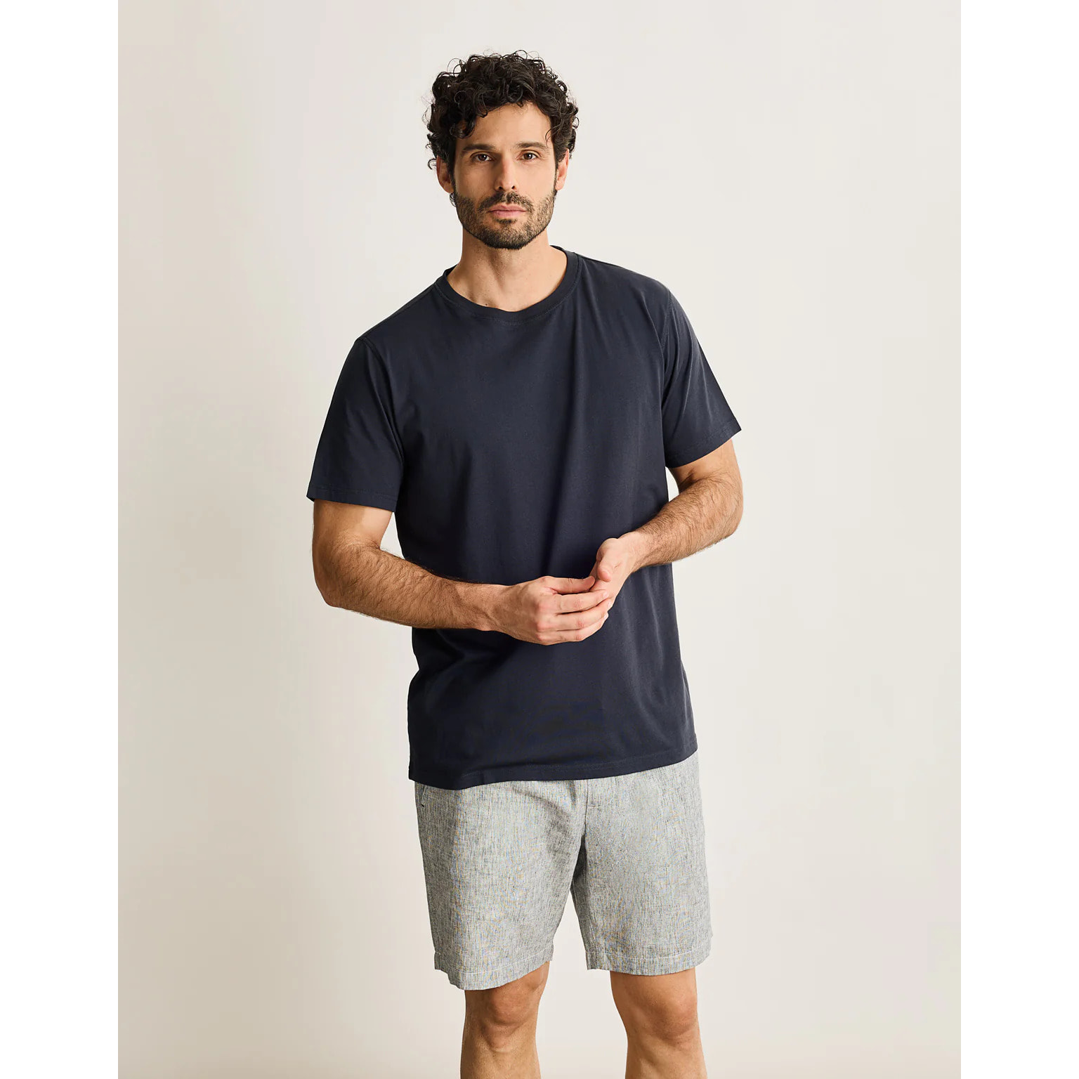 Camiseta Manga Corta Azul Marino - Etern