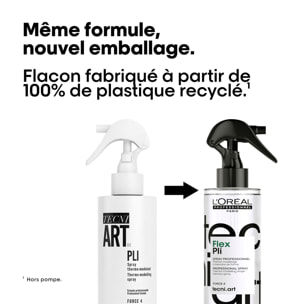 Tecni.art Flex Pli - Spray Thermo-Modelant Mémoire de Forme 190 ml