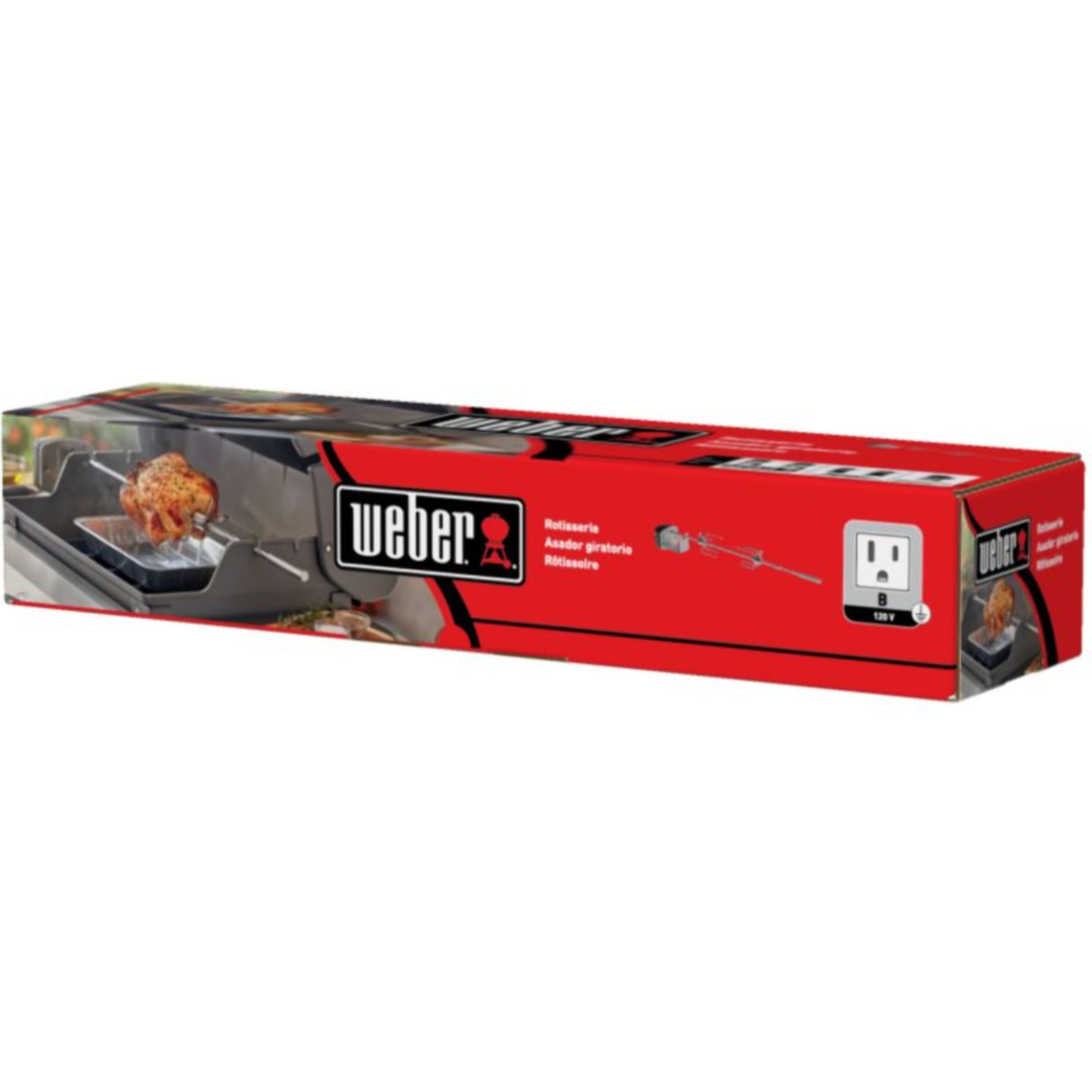 Tourne broche barbecue WEBER Spirit et barbecue pellet 3400261