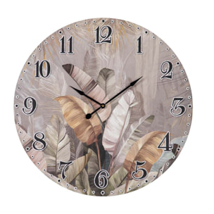 Reloj Pared Mdf 58x4x58 Cm
