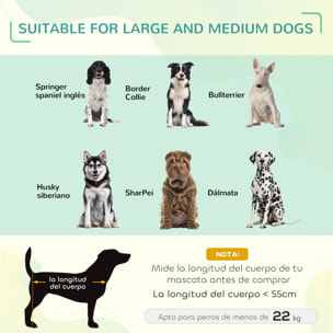 Cama Elevada para Perros Gatos Transpirable Cama para Mascotas 110x75x20 cm para Dormir Relajar con Marco de Acero para Interior Exterior Negro