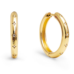 Orecchino Astra L Placcato Oro