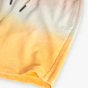 Bermuda en molleton teinte  -BCI