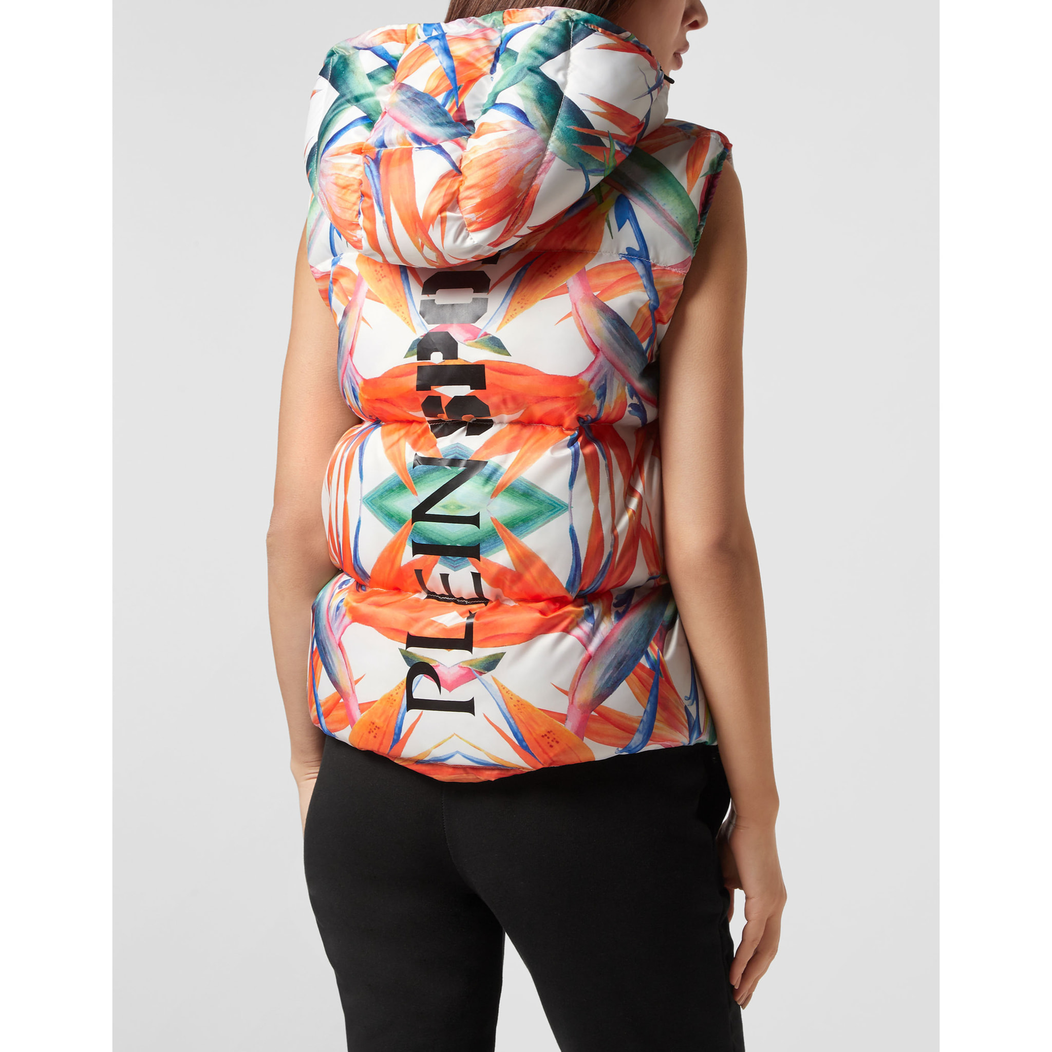 PLEIN SPORT Long Vest FLOWERS