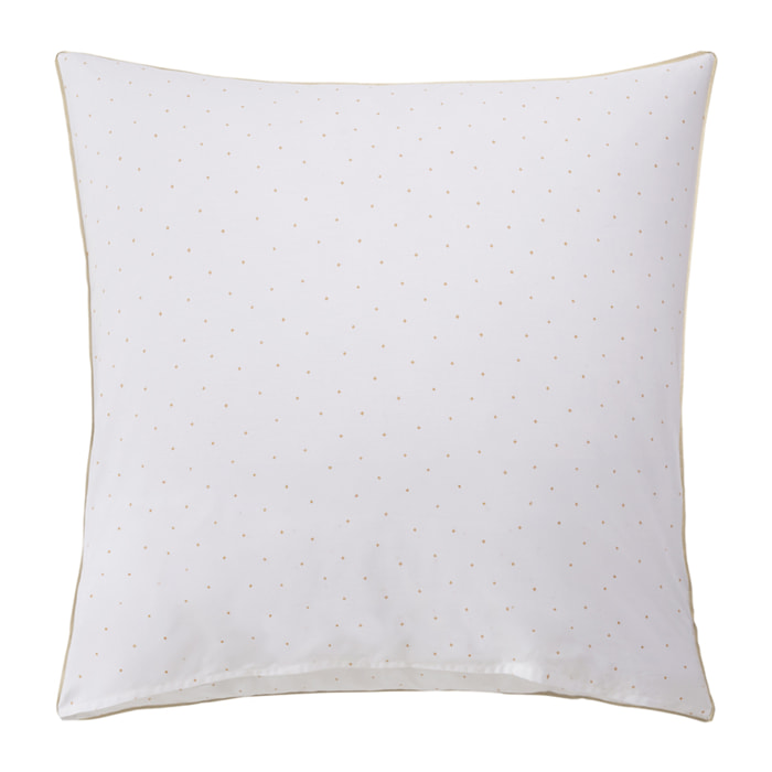 Taie d'oreiller imprimée en percale de coton, LOVE BIRDS, Multicolore