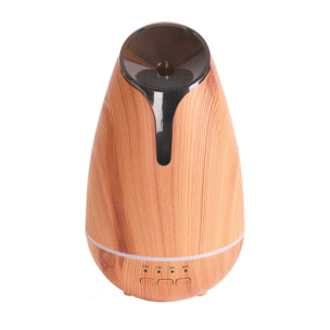 Diffuseur Lumineux Impression Bois Usb 120ml