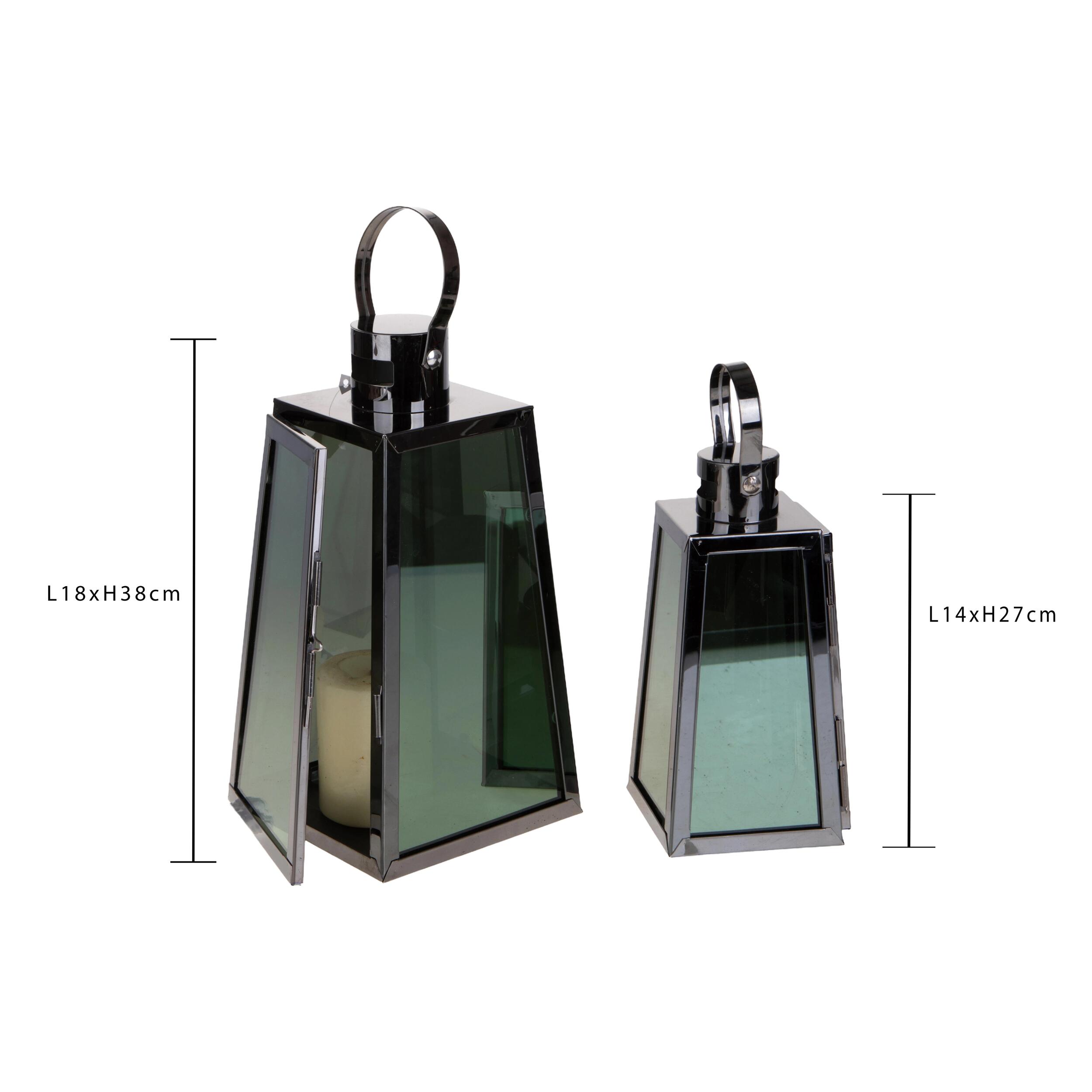 Lanterna Metallo - Pezzi 1 - 18xH38x18cm - Bianchi Dino SpA