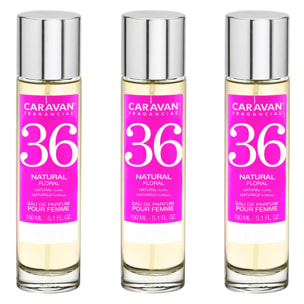 Caravan fragancias set de 3 frascos perfume de mujer nº36, de 150 ml