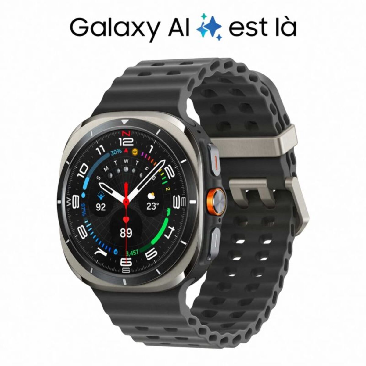 Montre connectée SAMSUNG Galaxy Watch Ultra Argent Titane