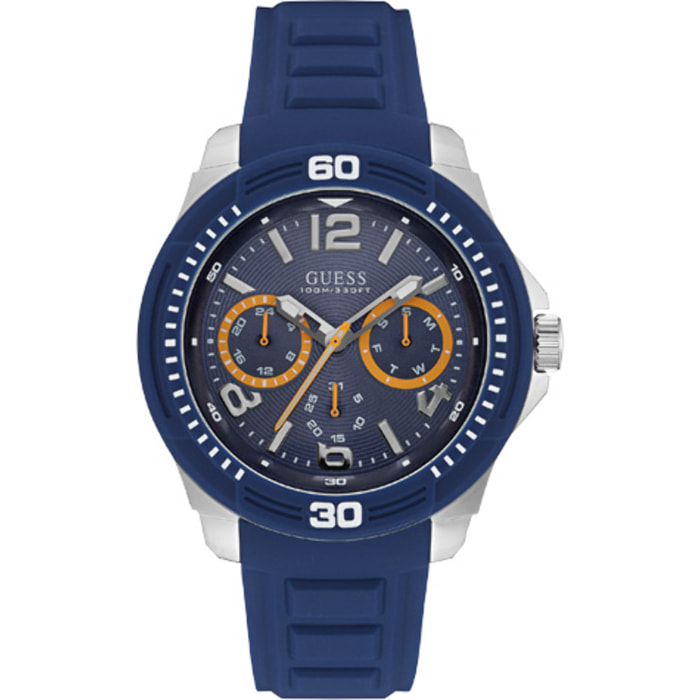 Reloj Guess W0967G2 Hombre Analogico Cuarzo con Correa de Caucho