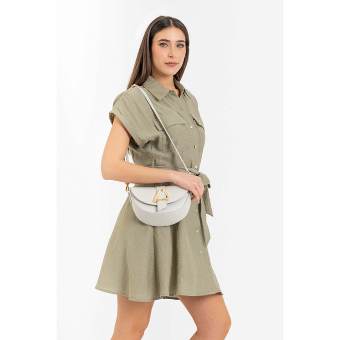 Kocca - Abito chemisier con cintura in tessuto Donna
