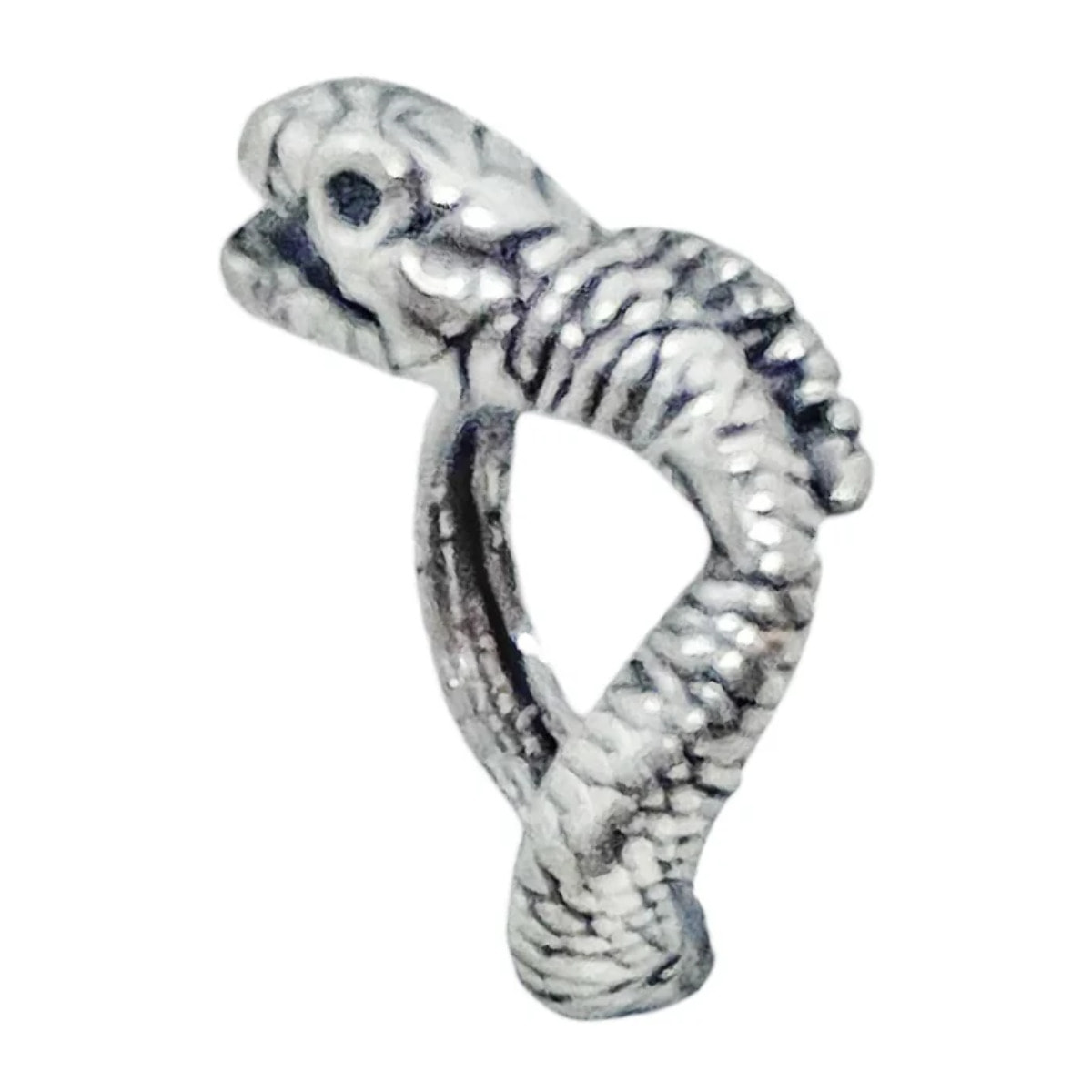 Anillo Snake1 en plata envejecida