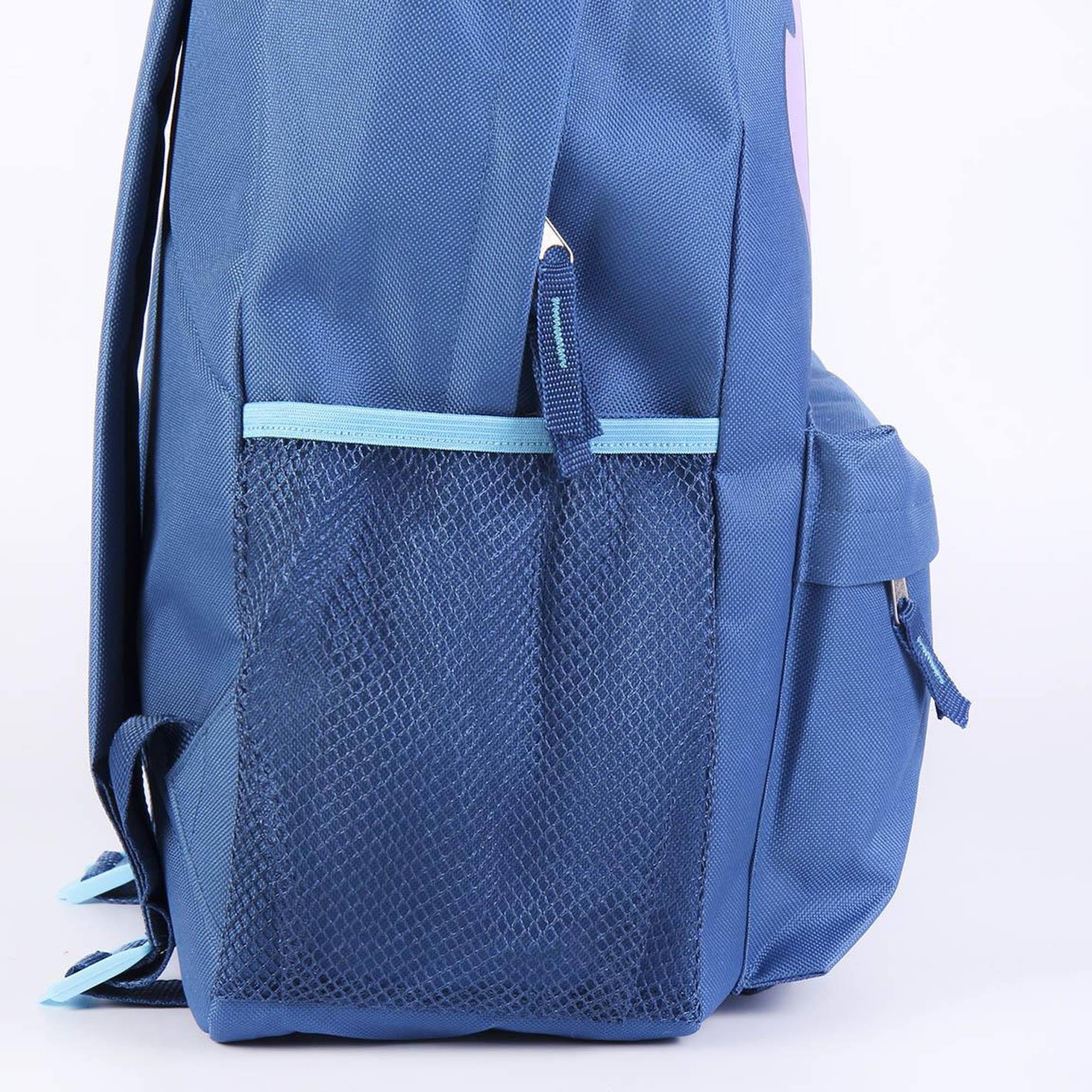 Mochila escolar de stitch idónea para adolescentes con 2 compartimentos, espalda ergonómica y asas ajustables acolchadas