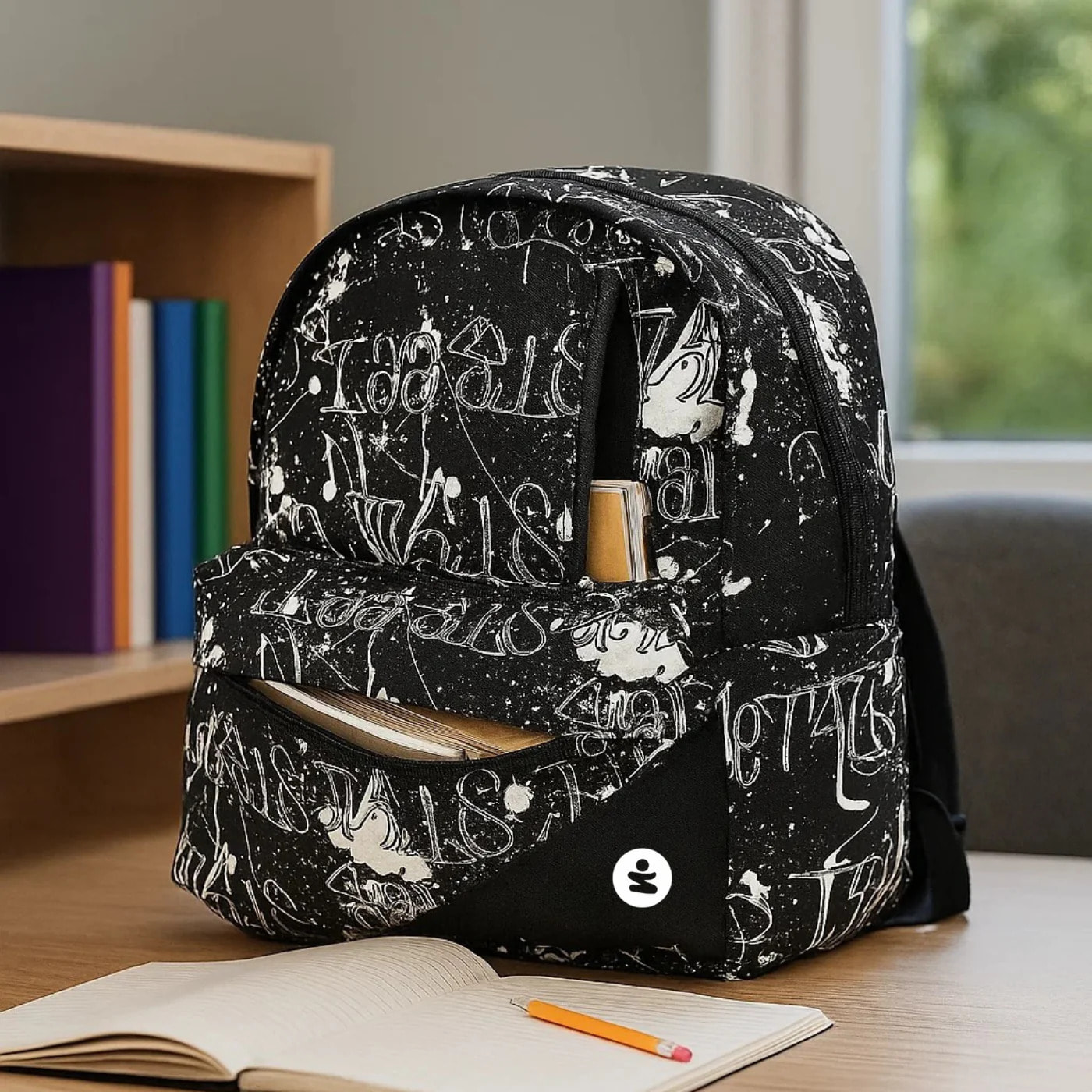 beSmart - ZAINO EVA PRO DOPPIO SCOMPARTO SKIZZO BLACK