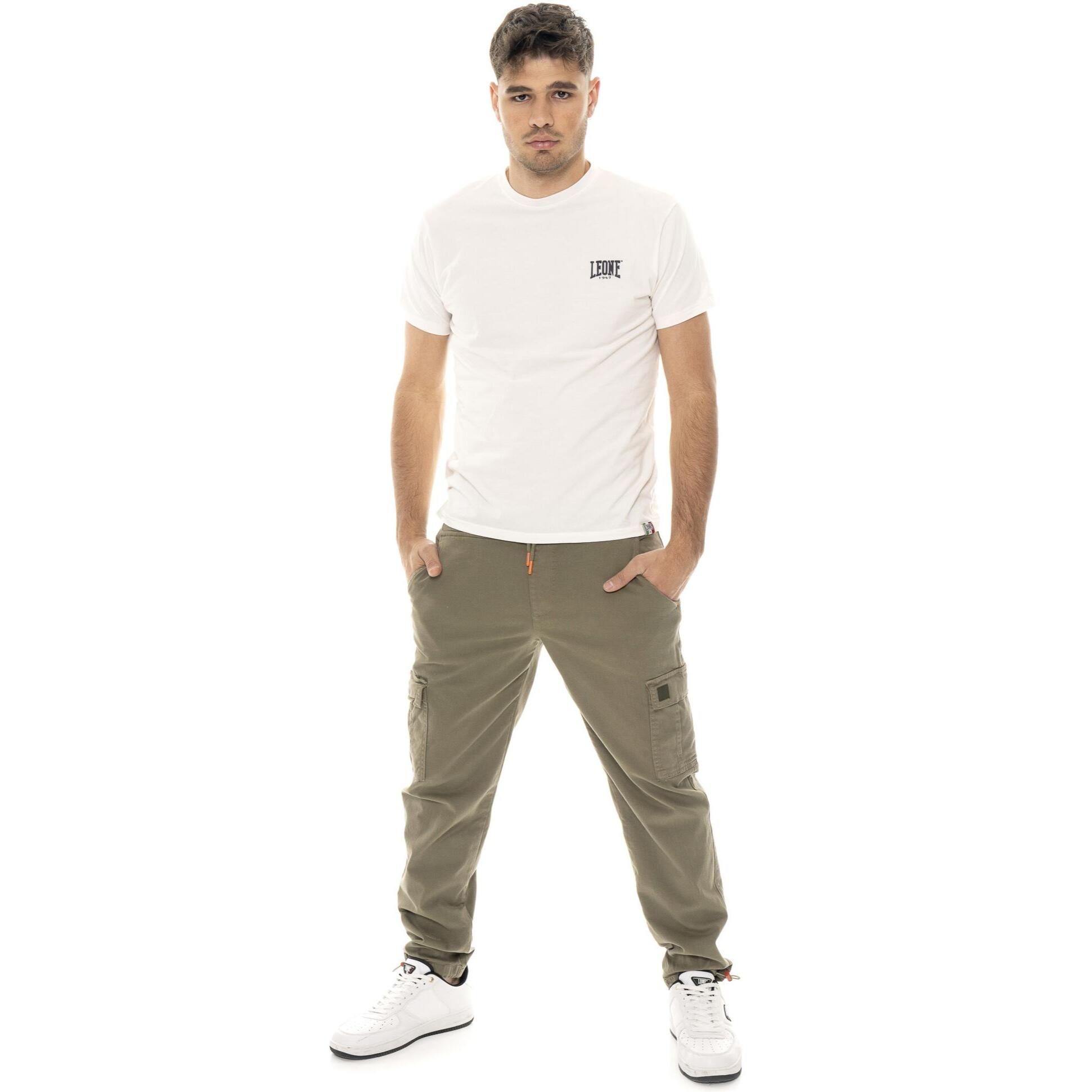Pantaloni cargo da uomo in twill Leone Military 1947
