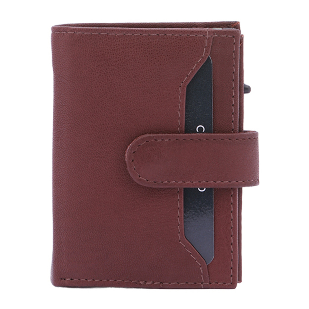 Portafoglio  da uomo In Vera pelle Made in Italy 7,5x10x2,5 cm