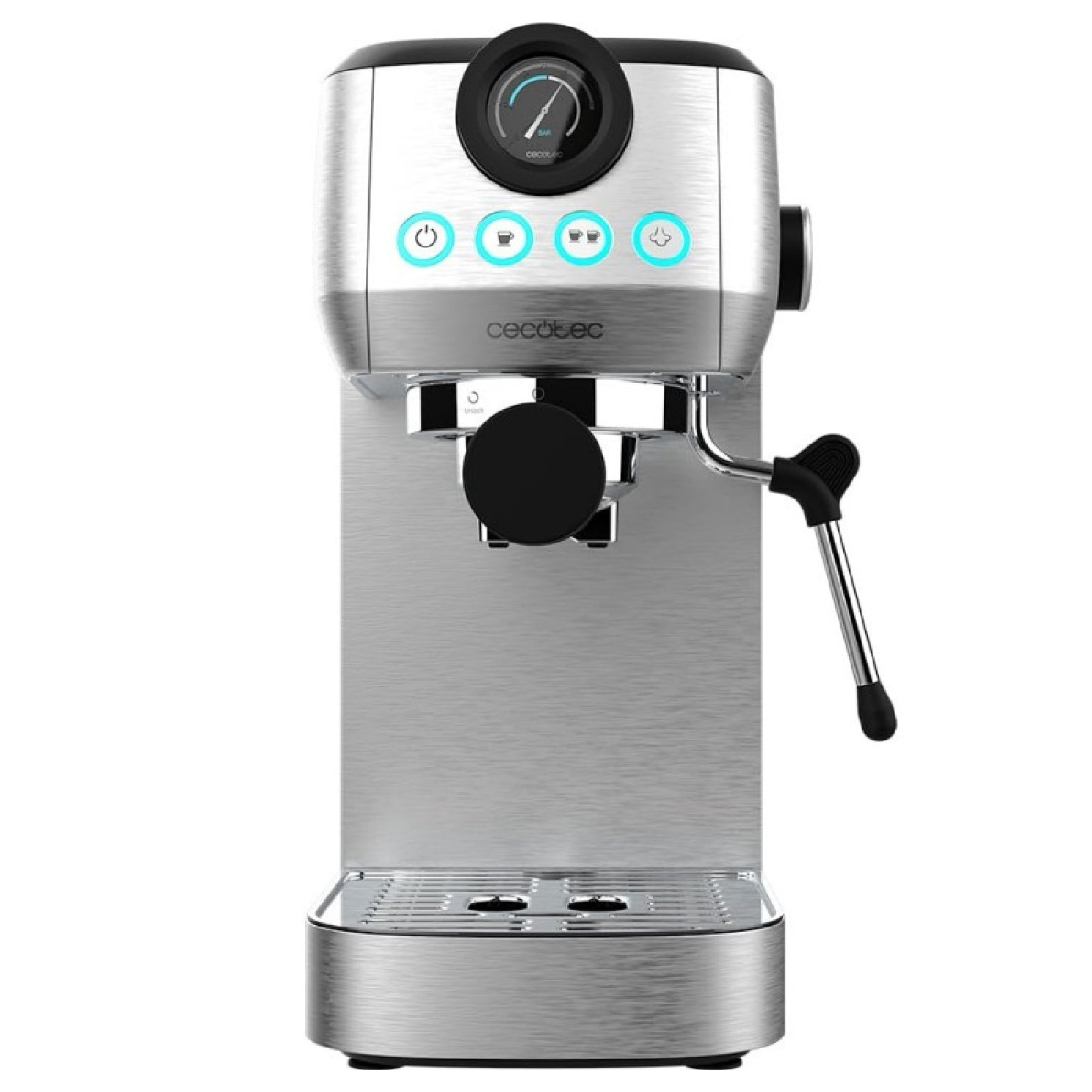 Cafetera Espresso Compacta Power Espresso 20 Steel Pro. 1350 W, 20 Bares, Sistem