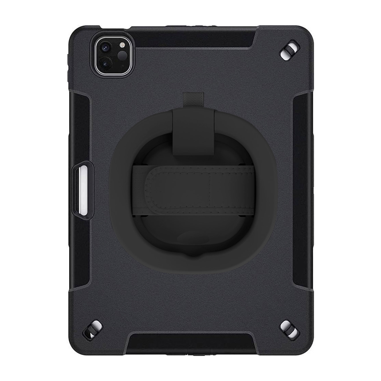 DAM Custodia Rugged Armor per iPad 10,9 pollici. 360°, serie A, seconda generazione. Con maniglia. Compatibile con iPad Pro 11''. 20,5x4x27 cm. Colore nero