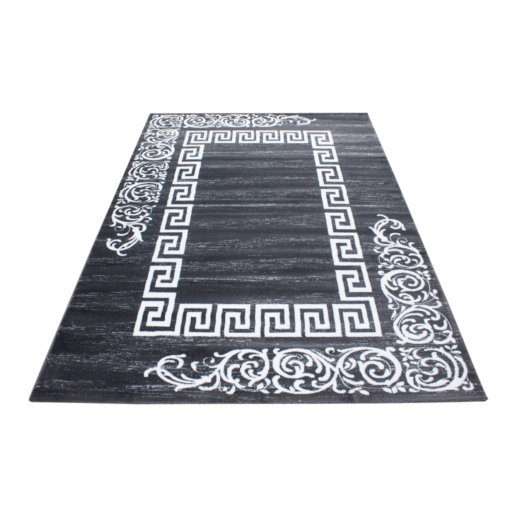 MIAMI - Tapis de salon à motif rétro gris - MIA6620GRI