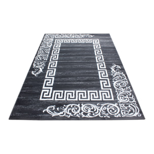 MIAMI - Tapis de salon à motif rétro gris - MIA6620GRI