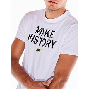 Camiseta con estampado de bienvenida 'Make History' para hombre