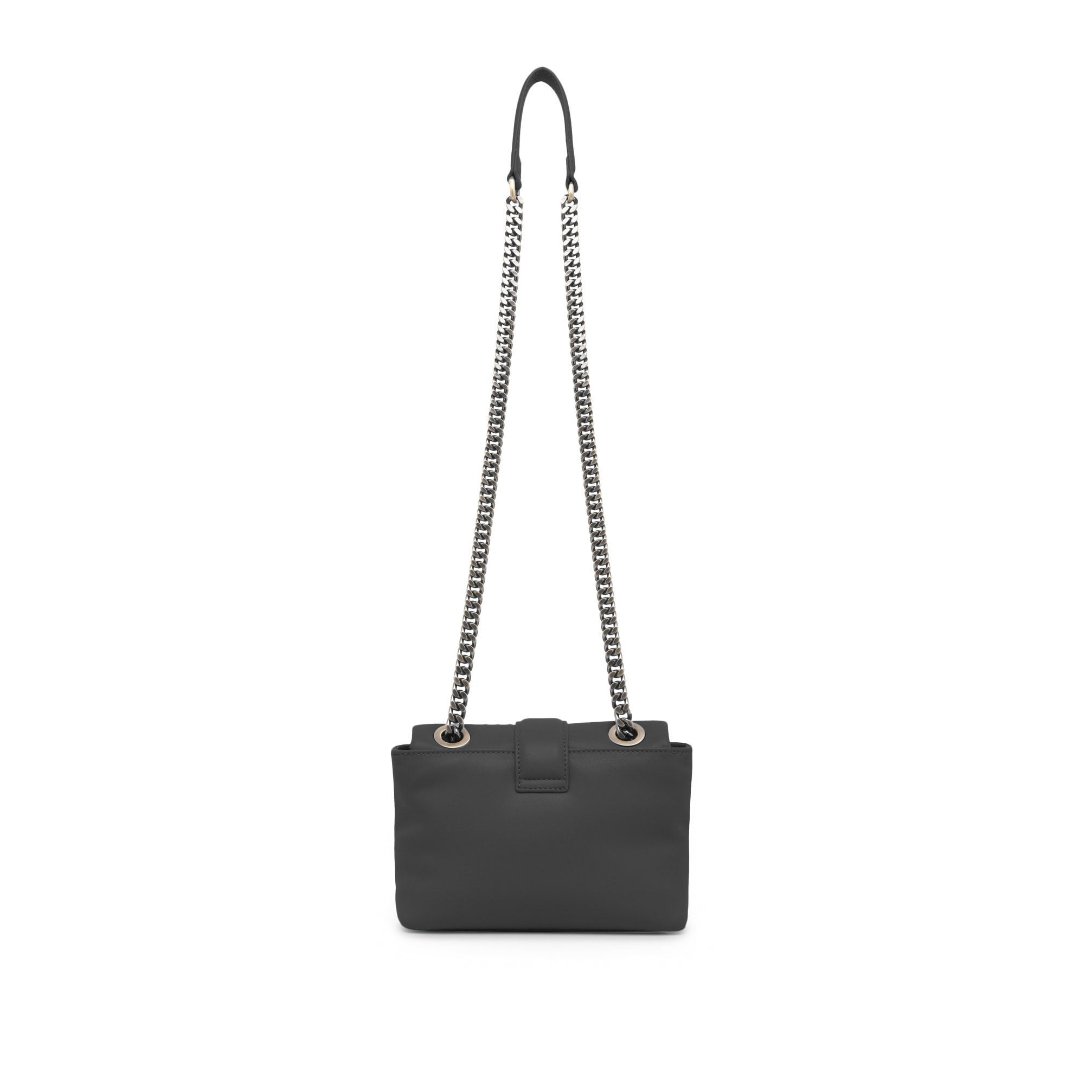 Just Cavalli borsa a spalla in pelle, maxi fibbia con logo
