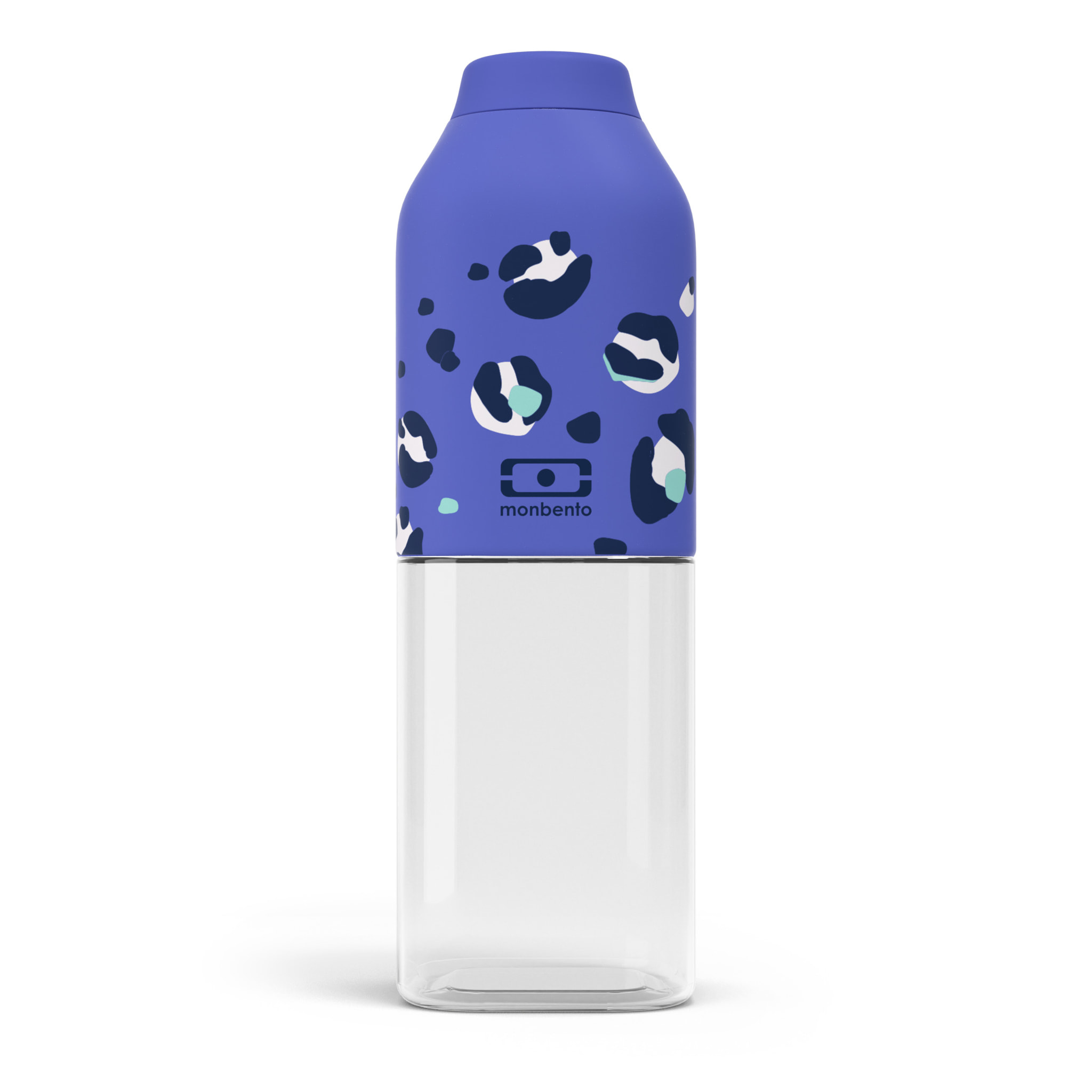 Bouteille réutilisable Positive M 500ml bleu Léopard