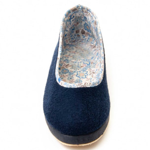 Slippers de Cuña - Azul - Altura: 4 cm