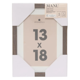 Cadre-photos Manu 13x18cm marron