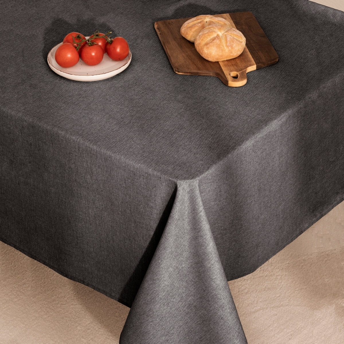 Nappe unie antitache Sena Anthracite