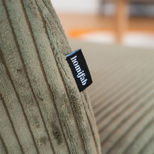 Fauteuil en velours côtelé - PETRA