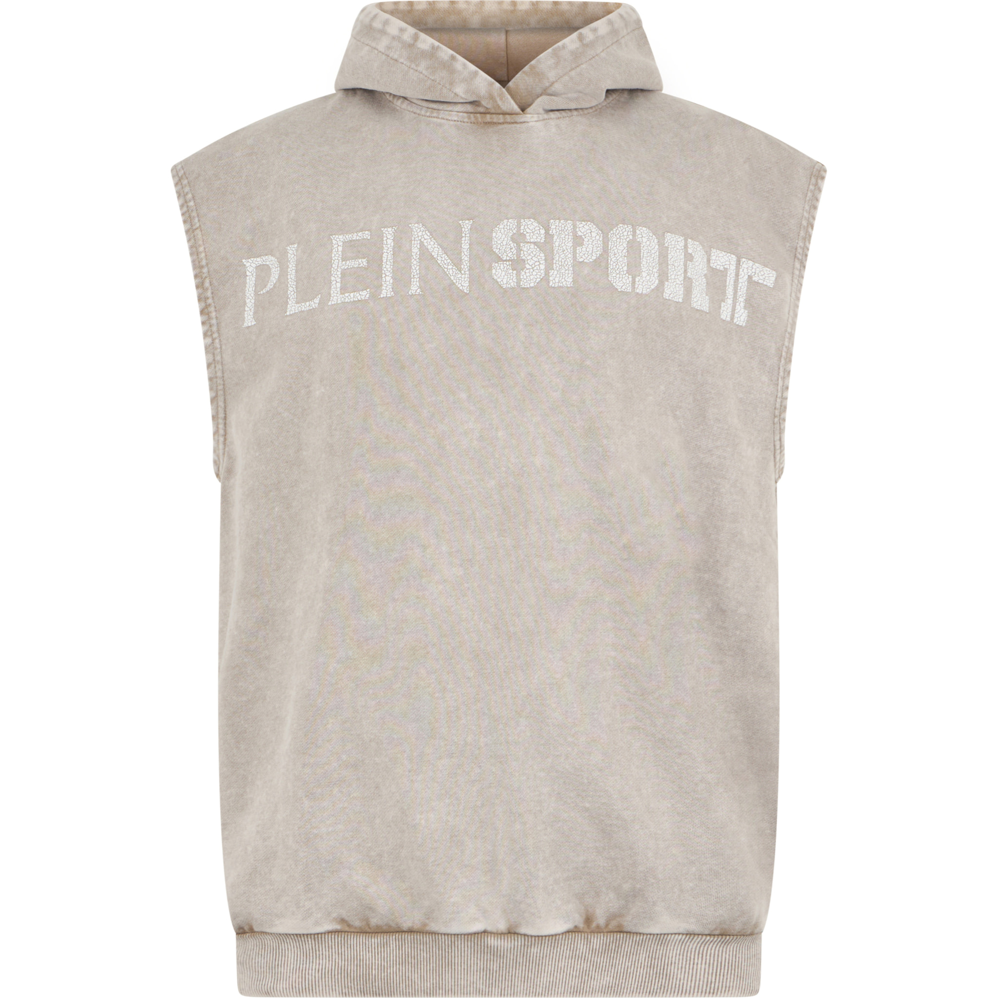 PLEIN SPORT Hoodie Vest Crackle Scratch