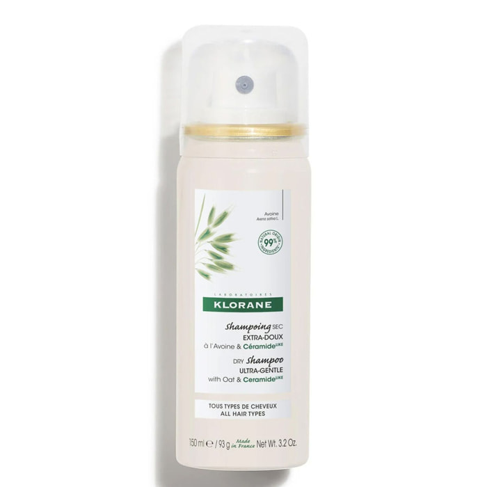 Avoine et Céramide  - Shampoing Sec - Tous Types de Cheveux