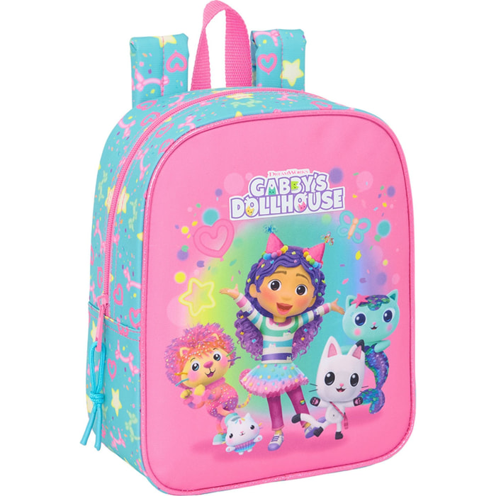 Mochila guarderia adapt.carro gabbys dollhouse "confetti"