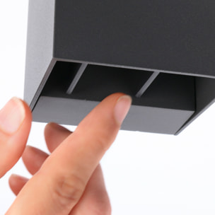 Forlight REX Aplique Exterior LED con Haz de Luz Modulable IP54 5,2W 3000K 244Lm Gris Urbano