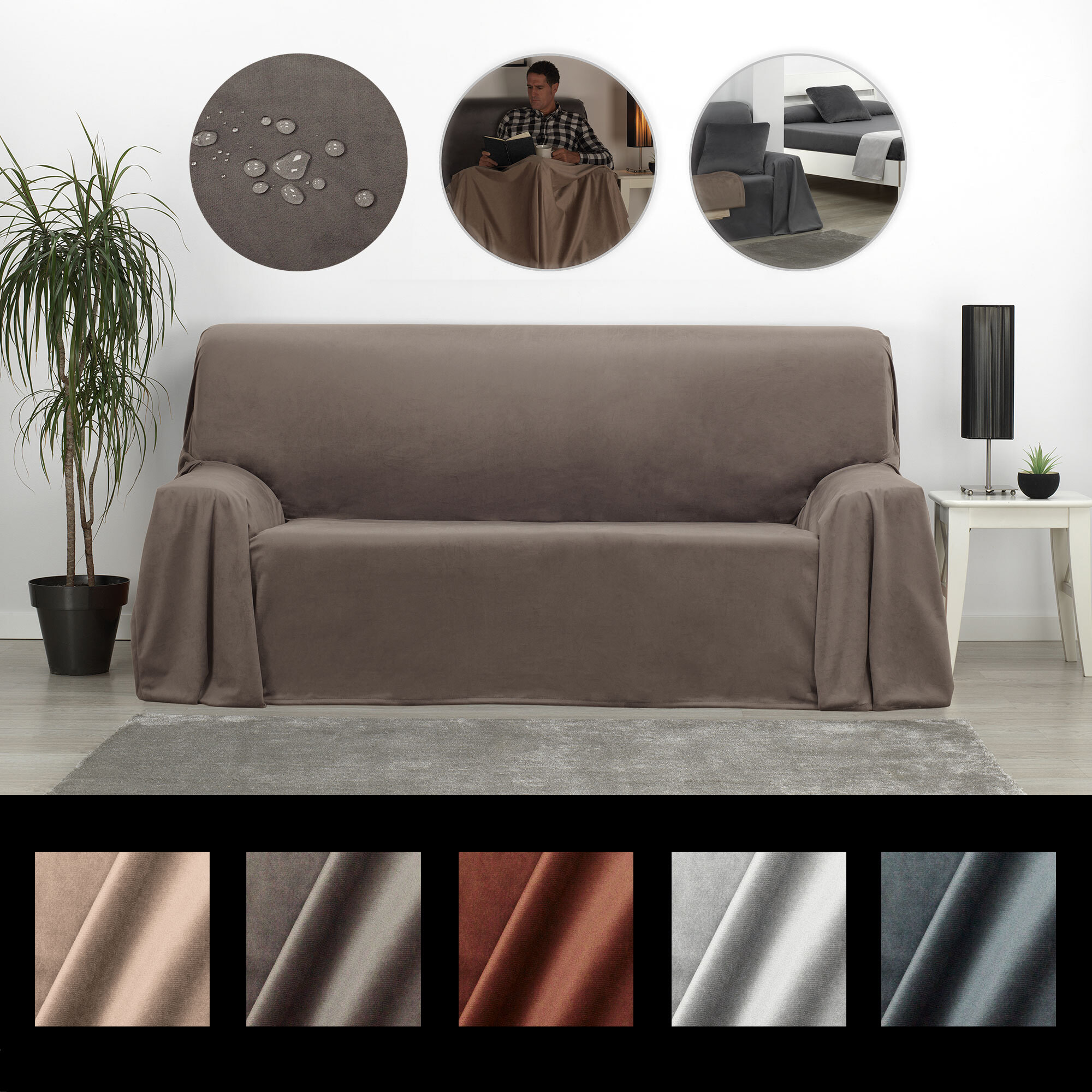 Fular MULTIUSOS terciopelo modelo TIBET