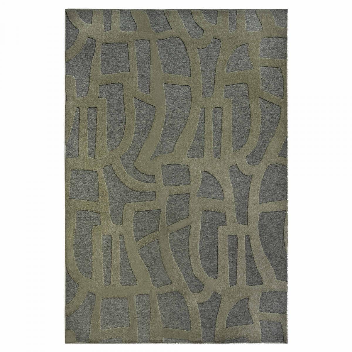 Tapis kilim, motif géométrique authentique, kilim tissé, fylo