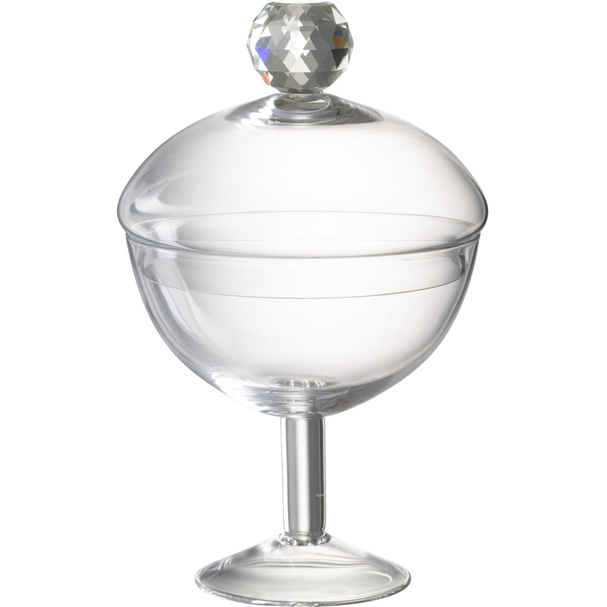 J-Line pot conservation Diamond Cristal - verre -transparent - large