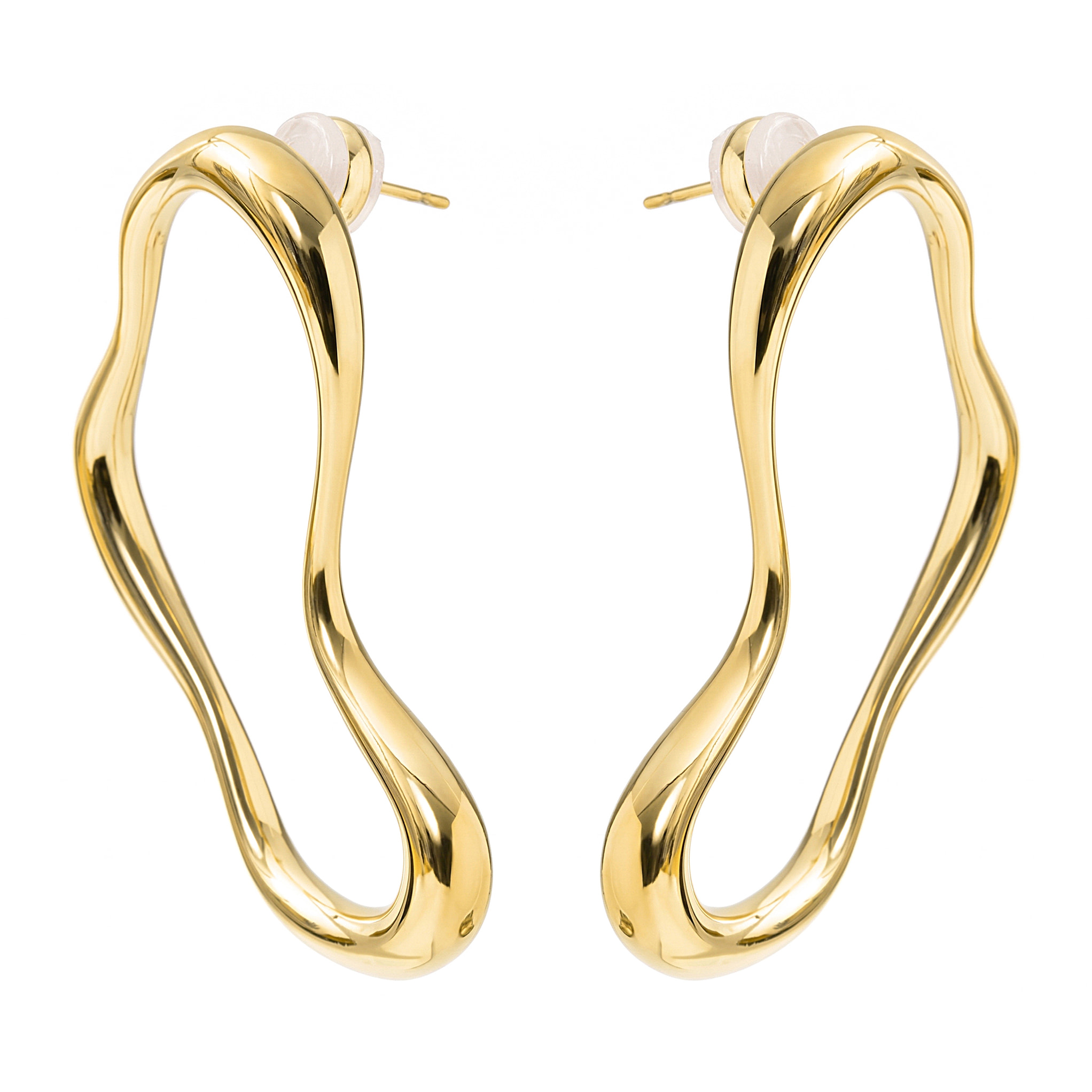 Pendientes Dravor acabado oro amarillo 18k