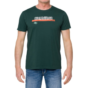 T-shirt TIKISURF 100% cotone verde