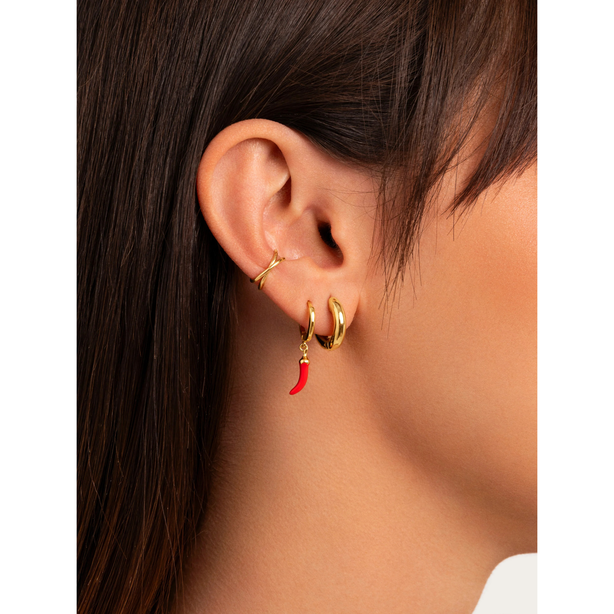 Orecchino Carmen S Placcato Oro