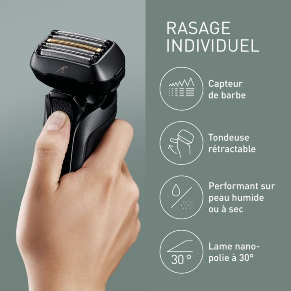 Rasoir électrique PANASONIC 5 lames ES-LV6U-K803