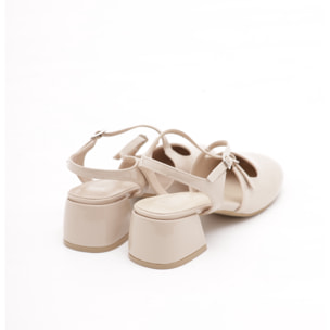 DECOLLETE' D'ORSAY BABY CHOCOLA' BEIGE